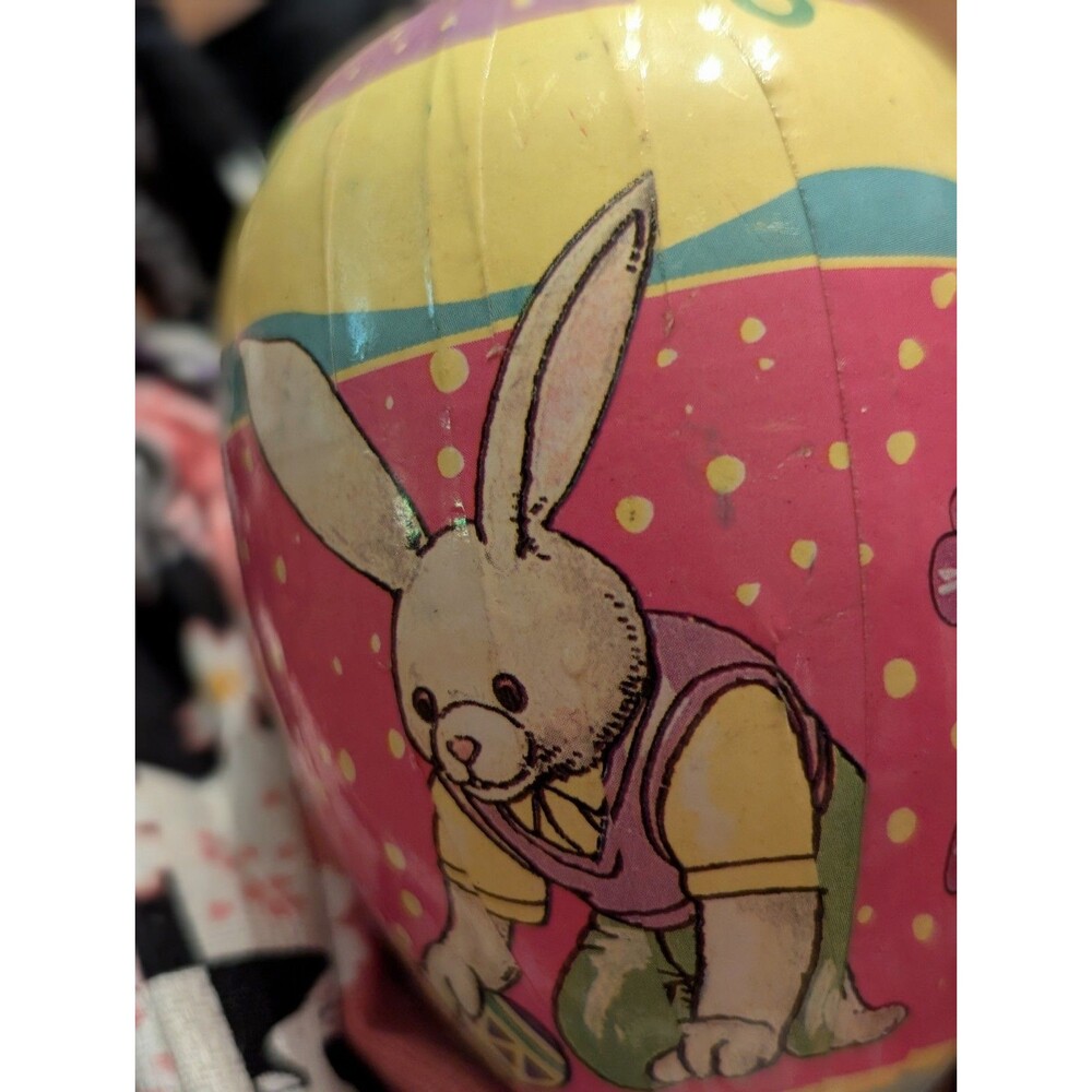 Spring Bunny Decor Bundle: Handcrafted Style Resin Rabbit, Traditional Paper... - Picture 4 of 10